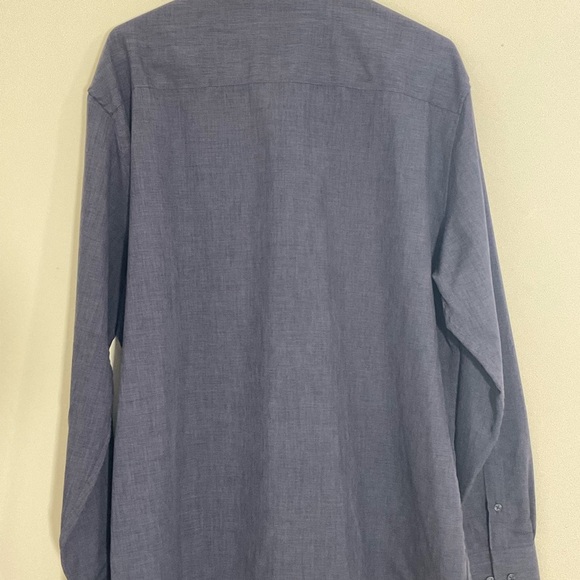 Vince Camuto Men Size XL Blue Stretch  Summer Comfort Long Sleeve Casual Shirt - Picture 3 of 8